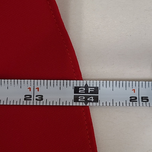 Amanda Uprichard Red Ruffle Sleeve Bouse size Small - Picture 11 of 11